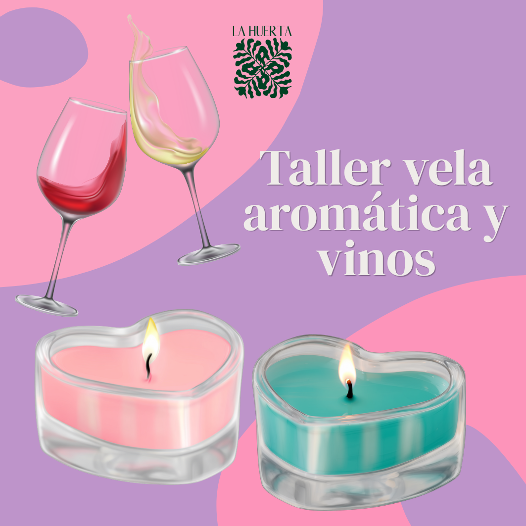 Taller de velas aromáticas de soja.